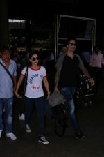 Sunny Leone With Daniel Weber Spotted At Airport on 26th May 2017